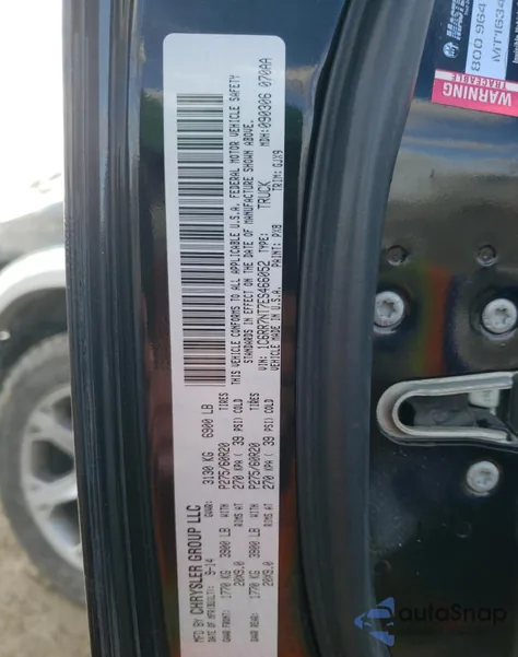 2014 Ram 1500 Laramie из США, поврежденный, VIN 1C6RR7NT7ES466052